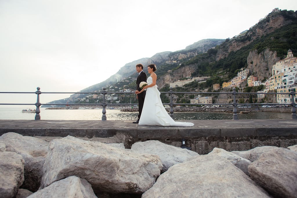 Couple on Ravello Beach photo