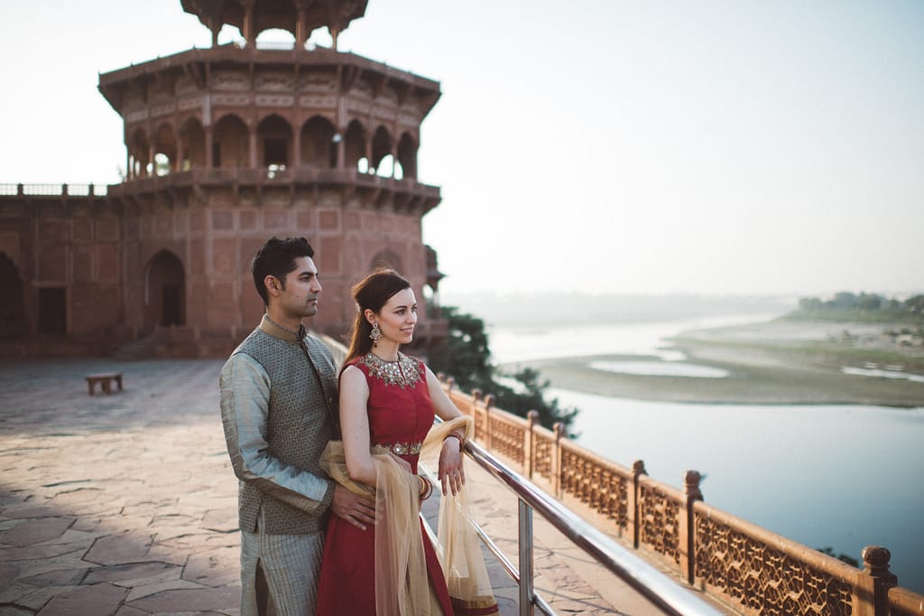 Heather & Mohit - Taj Mahal Photos